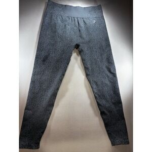 GYMSHARK Womens Vital Seamless 2.0 Leggings Seamless Gray Marl High Rise  XXL